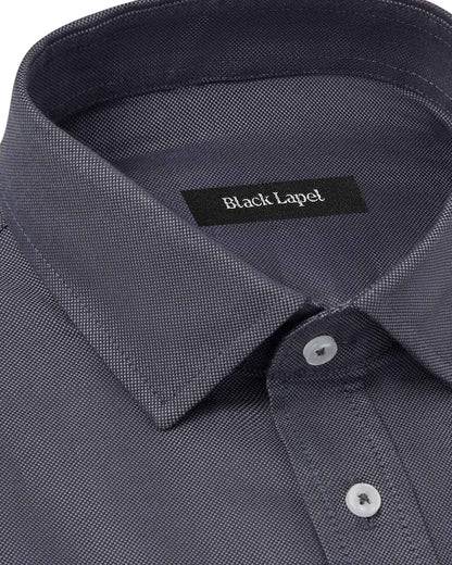 Charcoal Royal Oxford Dress Shirt 2