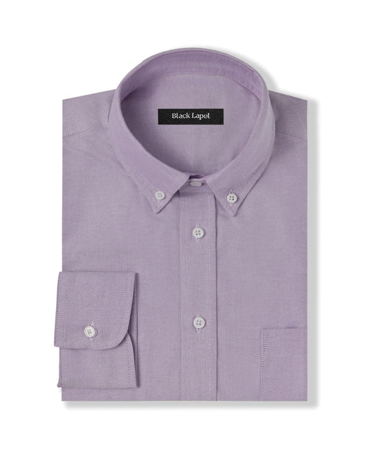 Campus Purple Oxford Dress Shirt 1