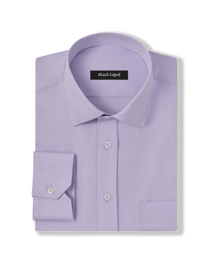 Easy-Care Lavender Pinpoint Dress Shirt 1