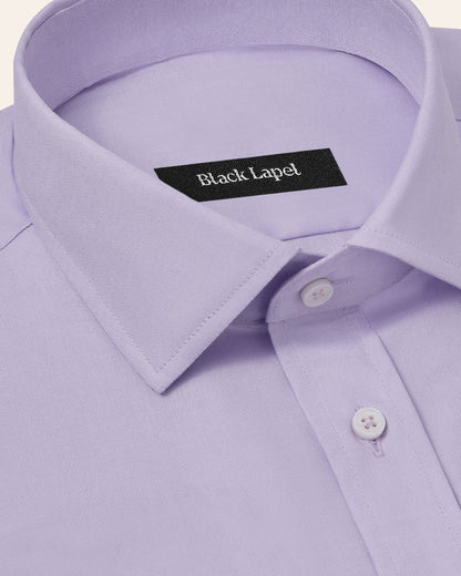Easy-Care Lavender Pinpoint Dress Shirt 2
