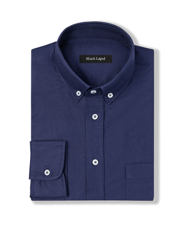 royal blue dress shirts Campus Navy Oxford Custom Dress Shirt