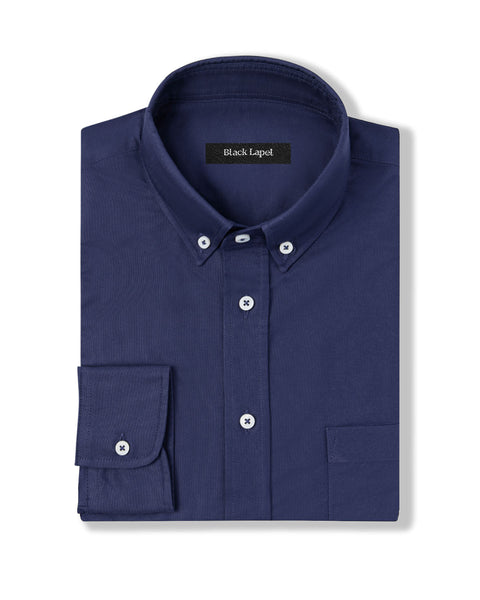 navy blue dress shirt Boys Navy Blue Dress Shirt Slim Fit, 3