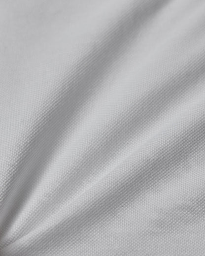 White Performance Pique Knit Shirt 4