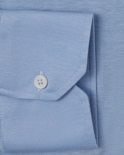 Light Blue Performance Pique Knit Shirt 3