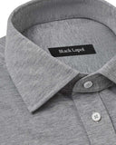 Grey Performance Pique Knit Shirt 2