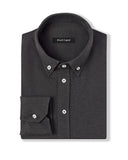 Charcoal Performance Pique Knit Shirt 1