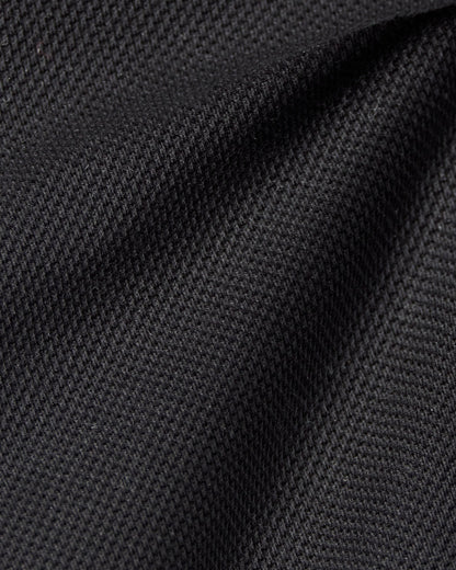 Black Performance Pique Knit Shirt 4