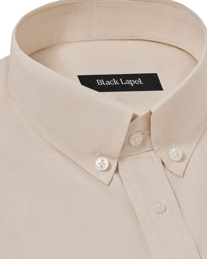 Tan End-on-End Dress Shirt 2