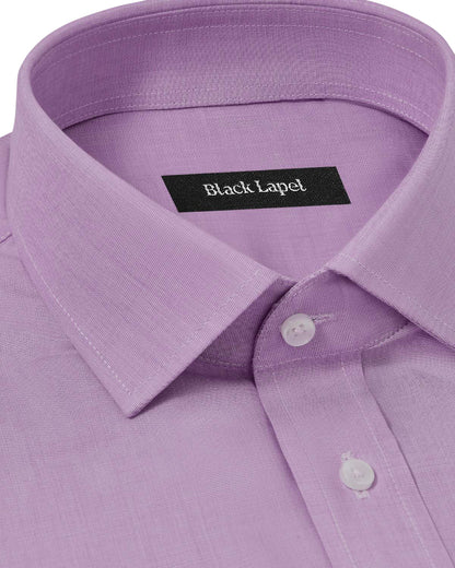 Lavender End-on-End Dress Shirt 2