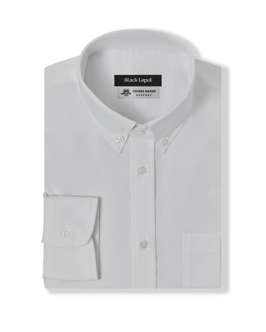 Thomas Mason Legacy White Oxford Dress Shirt 1