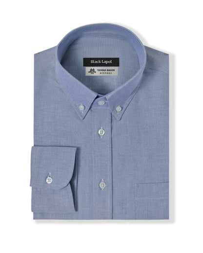 Thomas Mason Legacy Blue Oxford Dress Shirt 1