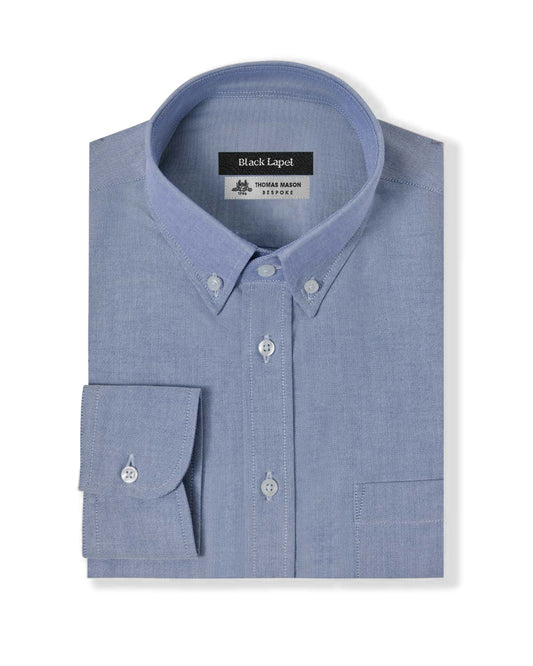 Thomas Mason Legacy Blue Oxford Dress Shirt 1