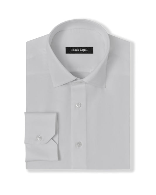 Cornerstone White Fine Twill Shirt Dress Shirt 1