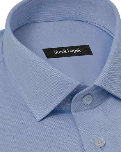 Cornerstone Light Blue Fine Twill Shirt Dress Shirt 2
