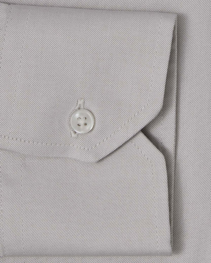 Cornerstone Light Grey Fine Twill Shirt Dress Shirt 3
