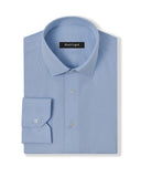 Cornerstone Light Blue Broadcloth Dress Shirt 1