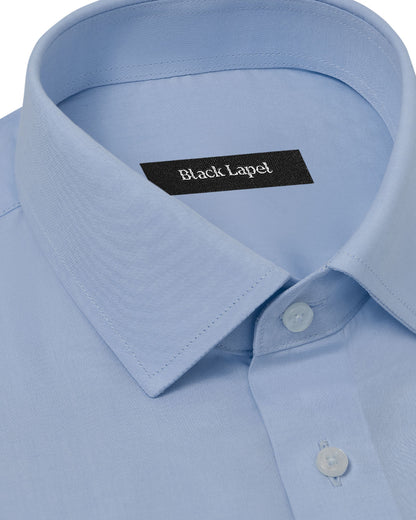 Cornerstone Light Blue Broadcloth Dress Shirt 2