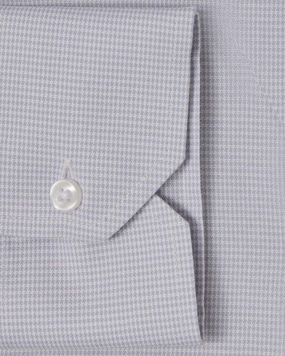 Cornerstone Light Grey Puppytooth Dress Shirt 3