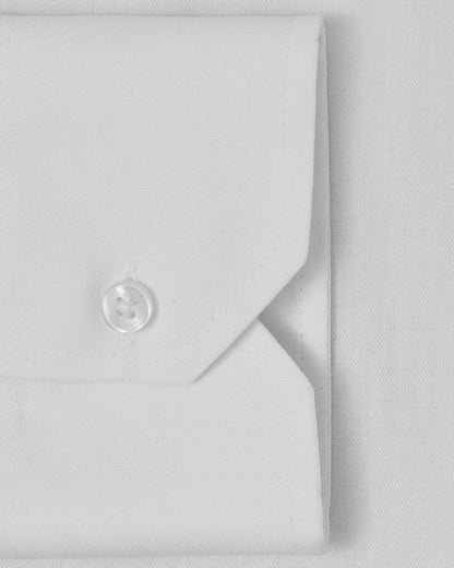 Cornerstone White Plain Weave Dress Shirt 3