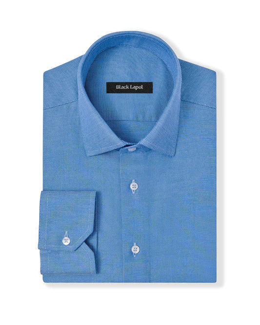 Cornerstone French Blue Royal Oxford Dress Shirt 1