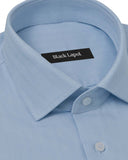 Cornerstone Light Blue Herringbone Dress Shirt 2