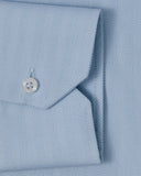 Cornerstone Light Blue Herringbone Dress Shirt 3