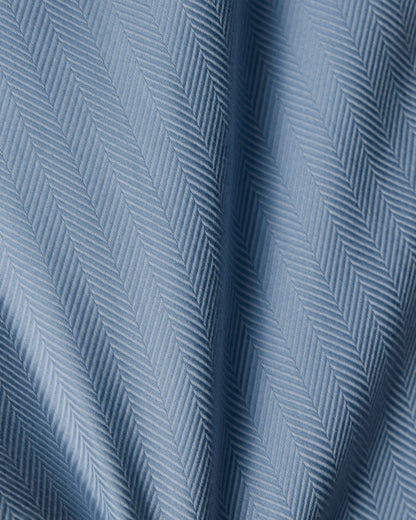 Cornerstone Light Blue Herringbone Dress Shirt 4
