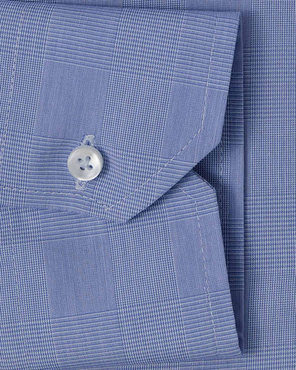 Cornerstone Blue Prince of Wales Check Dress Shirt 3