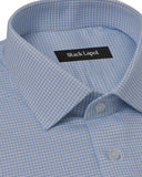Cornerstone Light Blue Graph Check Dress Shirt 2