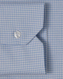 Cornerstone Light Blue Graph Check Dress Shirt 3