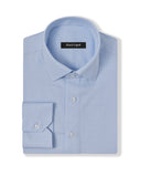 Cornerstone White and Blue Graph Check Dress Shirt 1