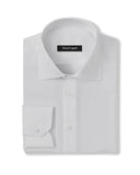 Easy-Care White Fine Twill Dress Shirt 1