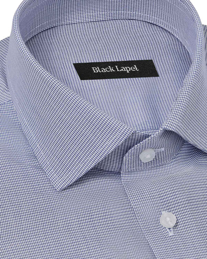 Cornerstone Navy Graph Check Dress Shirt 2