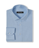 Cornerstone Sky Blue Graph Check Dress Shirt 1