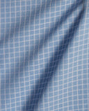 Cornerstone Sky Blue Graph Check Dress Shirt 4