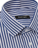 Cornerstone Dark Blue Bengal Stripe Dress Shirt 2