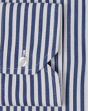 Cornerstone Dark Blue Bengal Stripe Dress Shirt 3