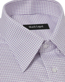 Easy-Care Lavender Graph Check Dress Shirt 2