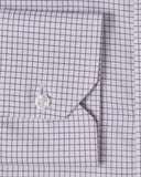Easy-Care Lavender Graph Check Dress Shirt 3