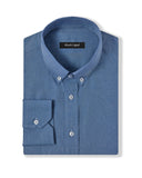 French Blue End-on-End Dress Shirt 1