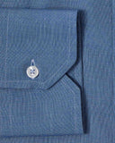 French Blue End-on-End Dress Shirt 3