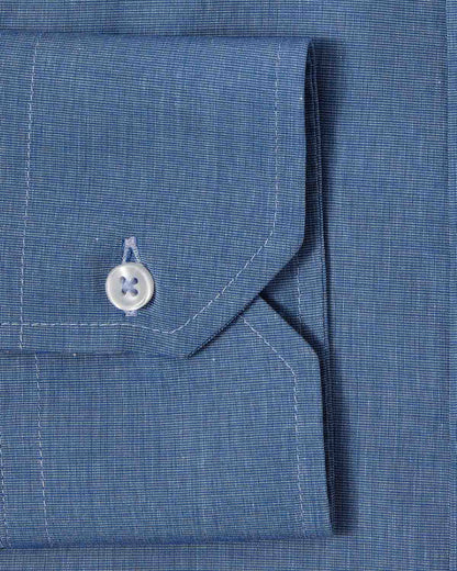 French Blue End-on-End Dress Shirt 3