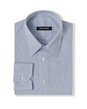 Easy-Care Blue Tattersall Dress Shirt 1