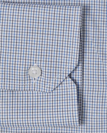 Easy-Care Blue Tattersall Dress Shirt 3
