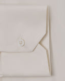 Easy-Care Ivory Fine Twill Dress Shirt 3