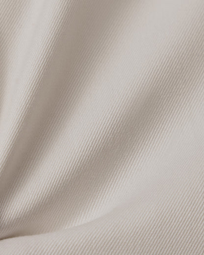Easy-Care Ivory Fine Twill Dress Shirt 4