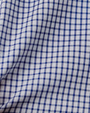 Natural Stretch Navy Graph Check Dress Shirt 4