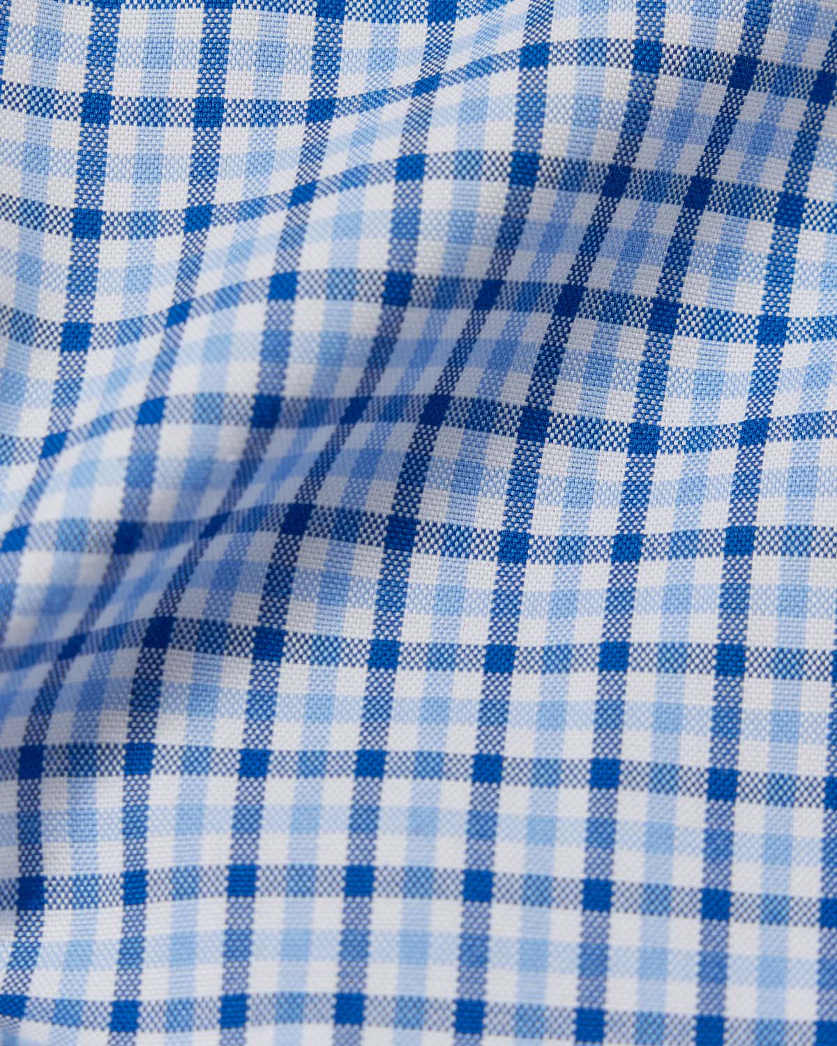 Navy Blue Tattersall Dress Shirt 4
