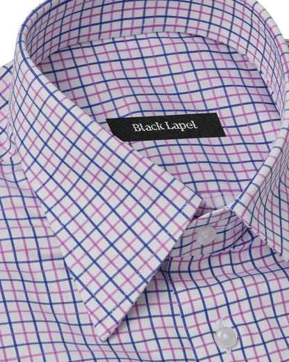 Light Blue Fine Twill Dress Shirt 2