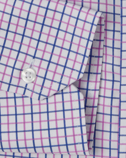 Light Blue Fine Twill Dress Shirt 3